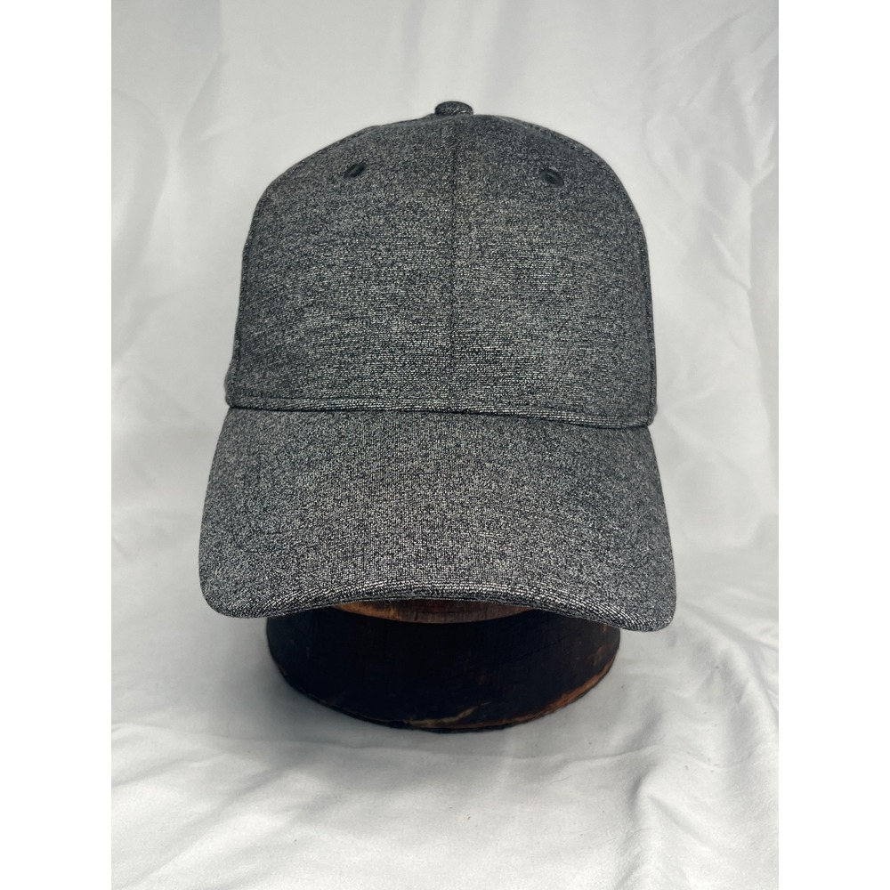 Lululemon Heathered Gray Baseball Cap Adjustable Strapback Hat OS Charcoal